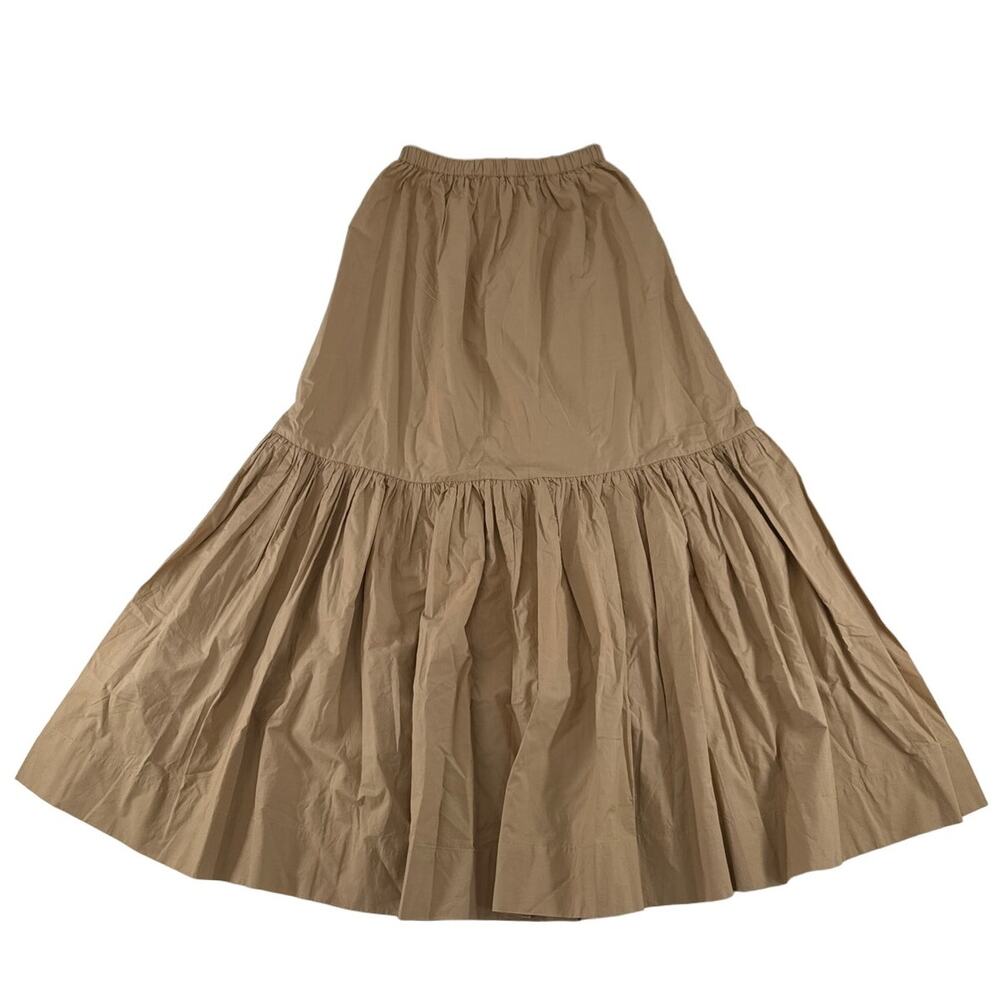 Ganni Tan Midi Skirt - Picture 7 of 14